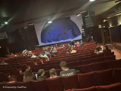 Peacock Theatre Stalls X3 view from seat photo