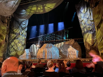 His Majesty's Theatre Stalls G14 view from seat photo