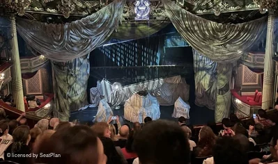 His Majesty's Theatre Grand Circle H28 view from seat photo