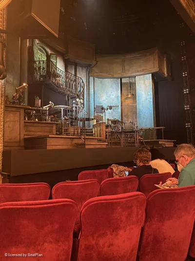 Walter Kerr Theatre Orchestra F13 view from seat photo