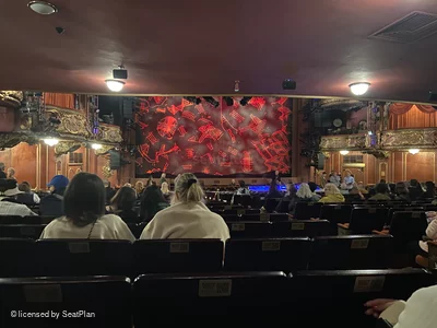 Lyceum Theatre Stalls ZA37 view from seat photo