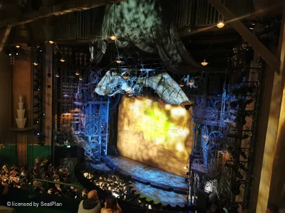 Apollo Victoria Theatre Dress Circle F4 view from seat photo