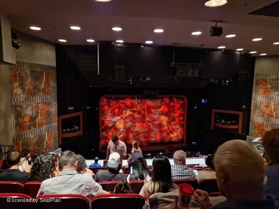 Minskoff Theatre Mezzanine J107 view from seat photo
