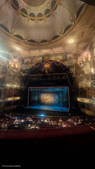 London Coliseum Dress Circle B24 view from seat photo