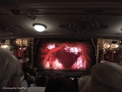 London Coliseum Dress Circle J36 view from seat photo