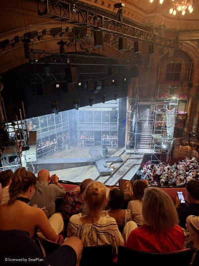 London Palladium Grand Circle D51 view from seat photo