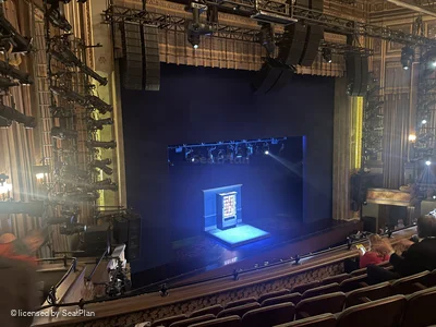 Nederlander Theatre Mezzanine F23 view from seat photo