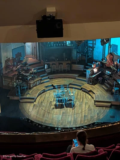 Lyric Theatre Balcony H8 view from seat photo