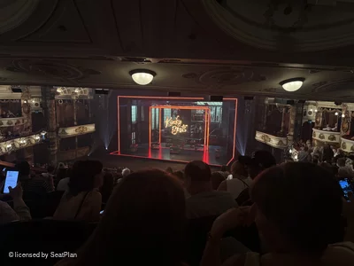 London Coliseum Dress Circle K19 view from seat photo