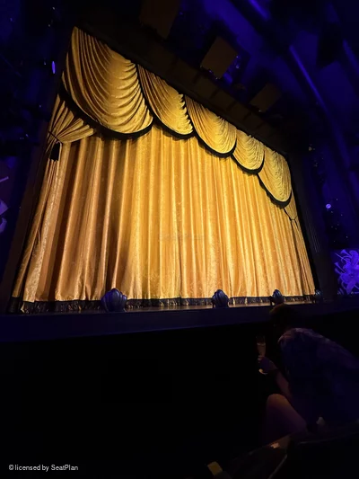 Trafalgar Theatre Stalls B15 view from seat photo