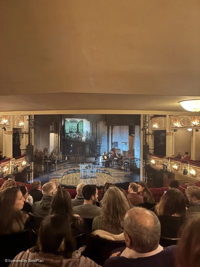 Lyric Theatre Dress Circle G17 view from seat photo