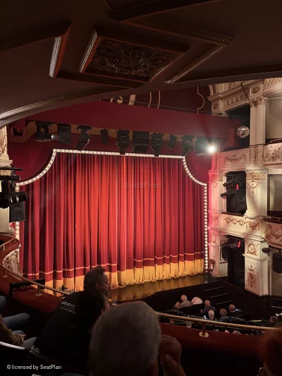 Garrick Theatre Dress Circle C24 view from seat photo