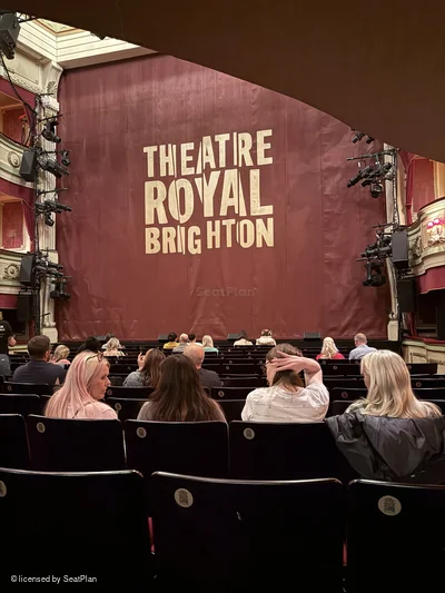 Theatre Royal Brighton Stalls O20 view from seat photo