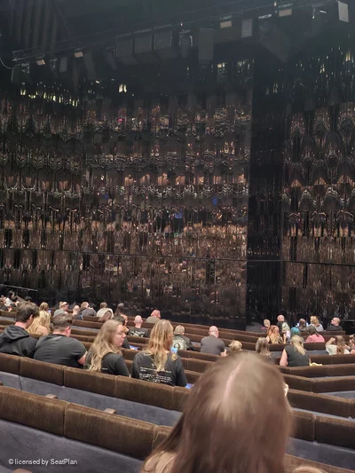 Barbican Theatre Stalls L11 view from seat photo