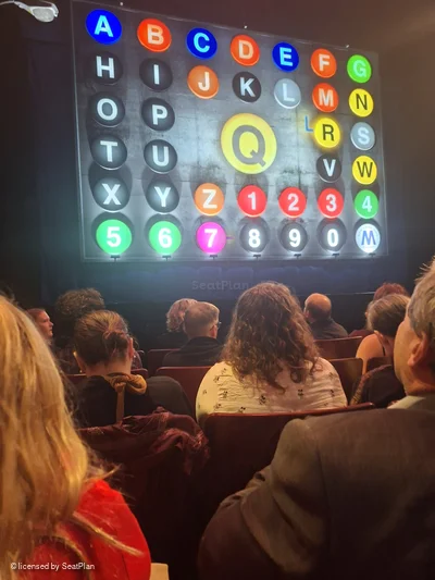 Shaftesbury Theatre Stalls E24 view from seat photo