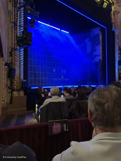 Golden Theatre Orchestra H9 view from seat photo