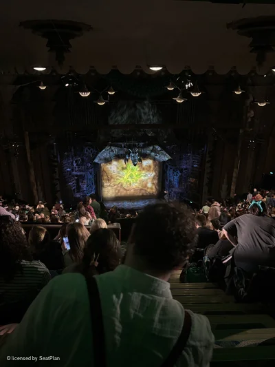 Apollo Victoria Theatre Dress Circle X31 view from seat photo