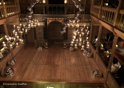Sam Wanamaker Playhouse Playhouse Upper Gallery A14 view from seat photo