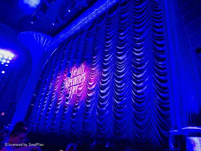 Lunt-Fontanne Theatre Orchestra D12 view from seat photo