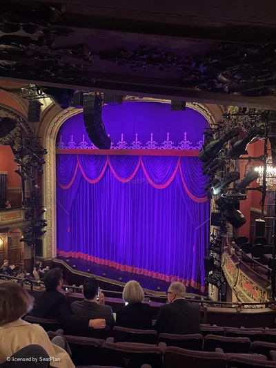 Lyceum Theatre Mezzanine G18 view from seat photo