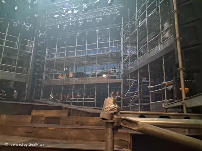 Theatre Royal Drury Lane Stalls B17 view from seat photo