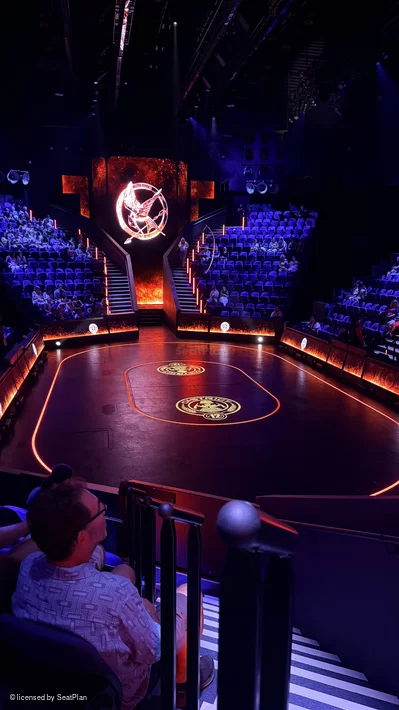 Troubadour Canary Wharf Theatre District 2 F93 view from seat photo
