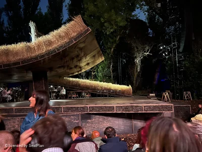 Regent's Park Open Air Theatre Lower Centre E24 view from seat photo
