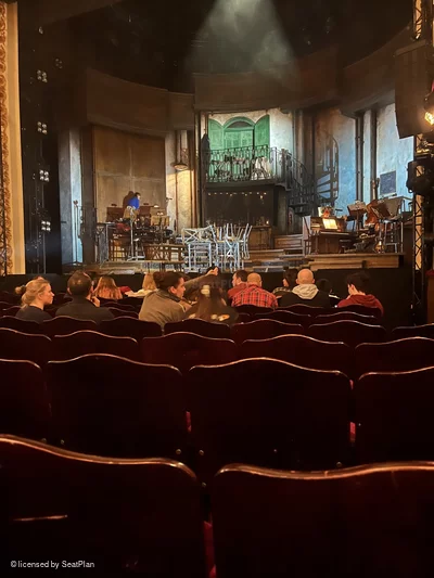 Lyric Theatre Stalls K4 view from seat photo