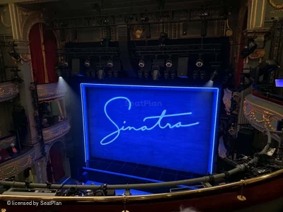 Aldwych Theatre Grand Circle B5 view from seat photo