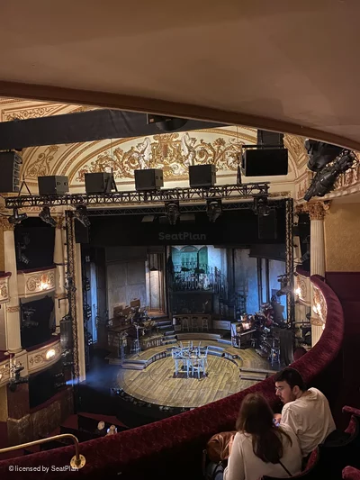 Lyric Theatre Grand Circle D7 view from seat photo