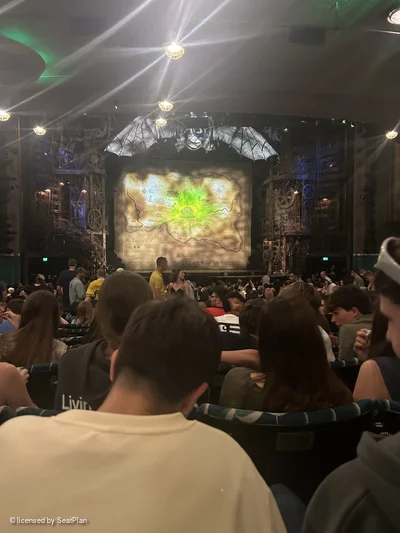 Apollo Victoria Theatre Stalls ZA29 view from seat photo