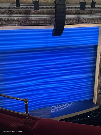 Novello Theatre Grand Circle C24 view from seat photo
