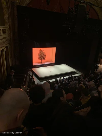 Barrymore Theatre Front Mezzanine E21 view from seat photo