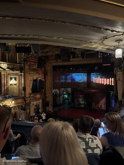 Theatre Royal Haymarket Royal Circle F4 view from seat photo
