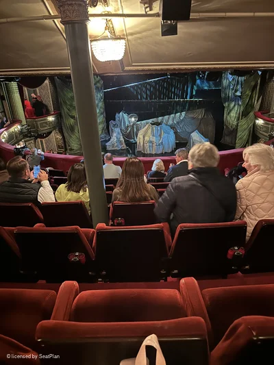 His Majesty's Theatre Royal Circle H14 view from seat photo