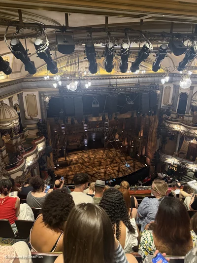 Victoria Palace Theatre Grand Circle H34 view from seat photo