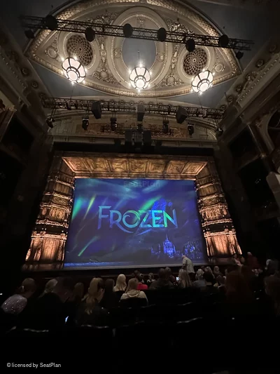 Theatre Royal Drury Lane Stalls K29 view from seat photo
