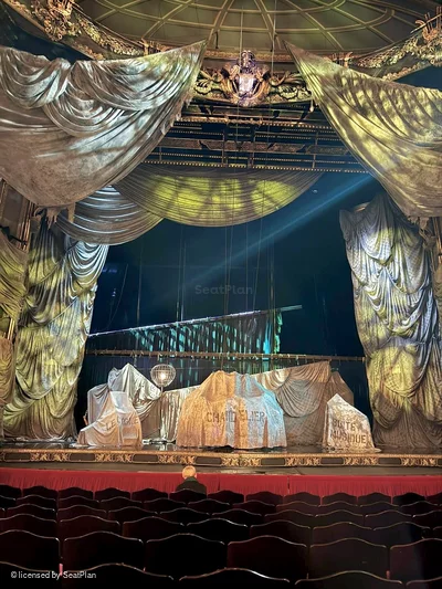 His Majesty's Theatre Stalls J23 view from seat photo