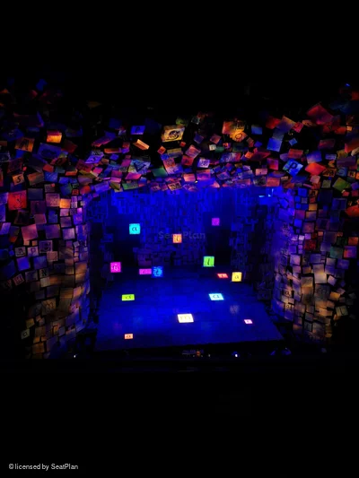 Cambridge Theatre Upper Circle B22 view from seat photo