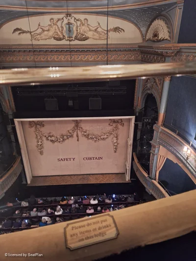 Harold Pinter Theatre Balcony A10 view from seat photo