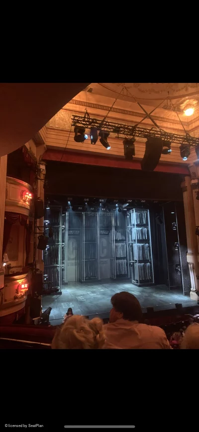 Theatre Royal Brighton Royal Circle F9 view from seat photo