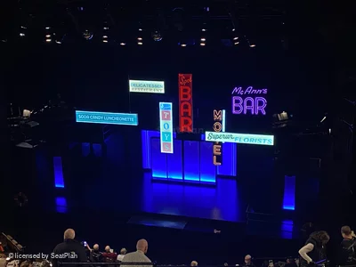 Studio 54 Theatre Mezzanine LL110 view from seat photo