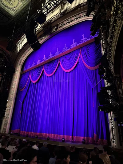 Lyceum Theatre Orchestra H12 view from seat photo
