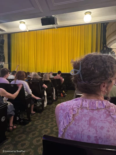 Fortune Theatre Stalls J15 view from seat photo