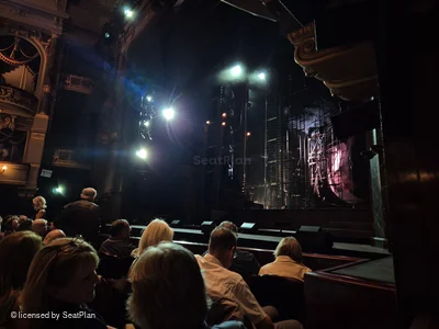 Theatre Royal Drury Lane Stalls Slips1 view from seat photo