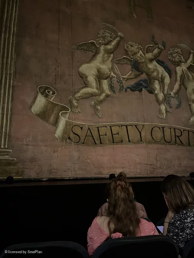Theatre Royal Haymarket Stalls D14 view from seat photo