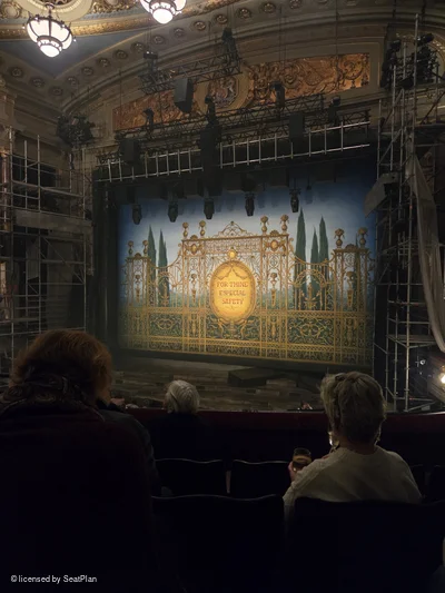 Theatre Royal Drury Lane Royal Circle D16 view from seat photo