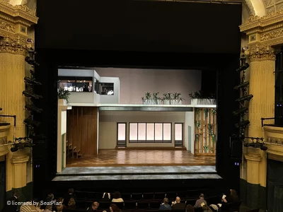 Hudson Theatre Dress Circle A105 view from seat photo
