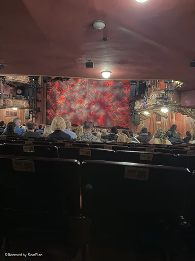 Lyceum Theatre Stalls ZA6 view from seat photo