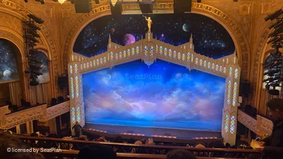 Eugene O'Neill Theatre Mezzanine G108 view from seat photo